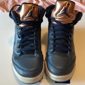 Jordan Blue and Rose Gold Big Kids Size 6.5